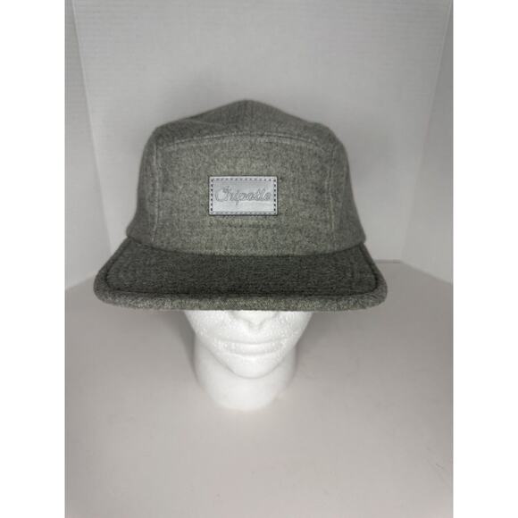 Chipotle Hat Cap Promo Adjustable Strap Back Gray Wool Blend - Picture 1 of 7